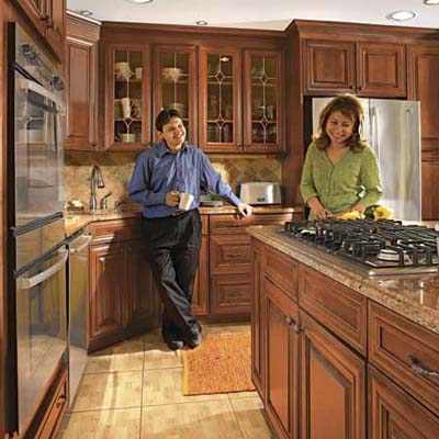 The kitchen design Plan