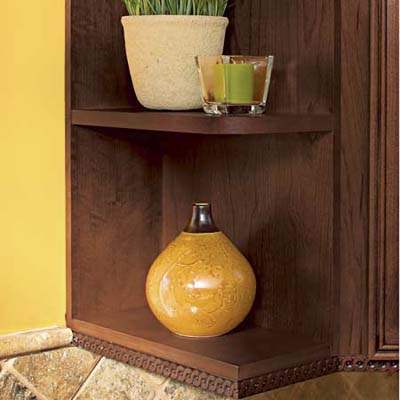 OPEN DISPLAY SHELVES