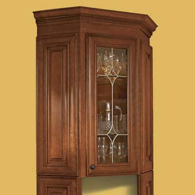 Leaded-Glass Door Fronts