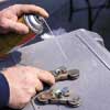lubricate sliding door tracks