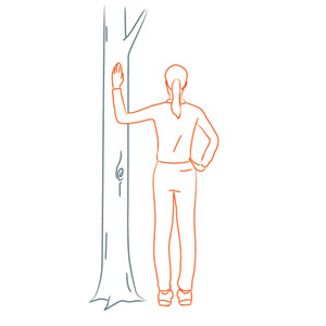 illustrated guide for how to stretch for accident prevention