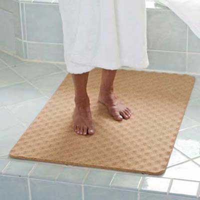 cork bath mat