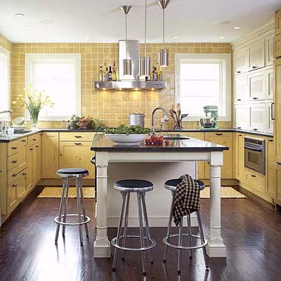 Designkitchen Island on Stool Storage   Kitchen Island Design Ideas   This Old House