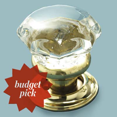 glass doorknob in the Victorian style