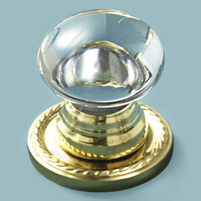 glass doorknob in pure and simple style