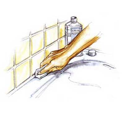 caulking a tub skills by Tom Baker
