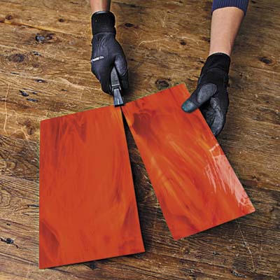 Making Clean Cuts in Glass skills by Tom Baker