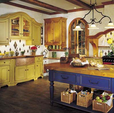 Colorful kitchen from Quality cabinets