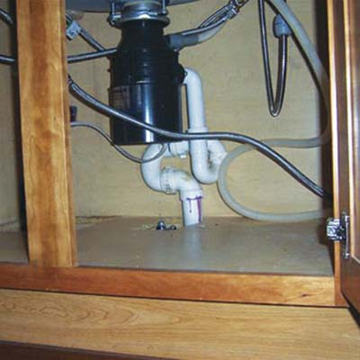 too many drain traps, twisted plumbing