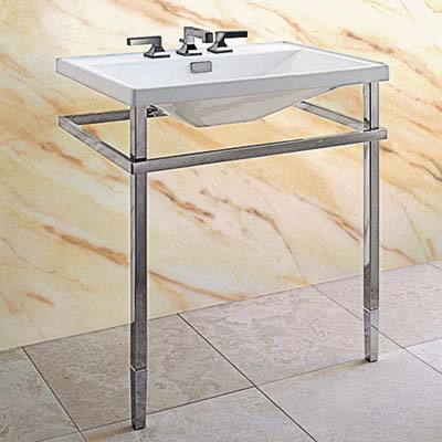 metal legged console