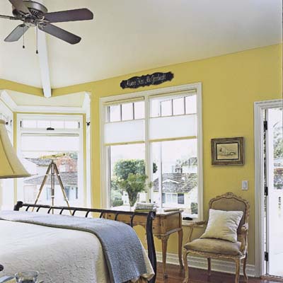 master bedroom allows for window seat