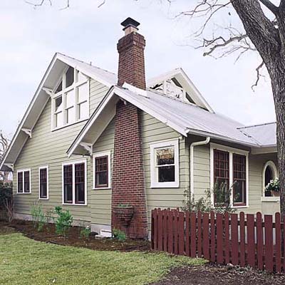 metal roof, solar energy, sustainable landscaping, rainwater collection in This Old House TV's Austin Project