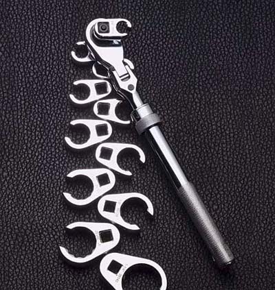 split-end-box-wrench heads