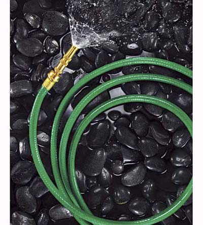 a rubber hose