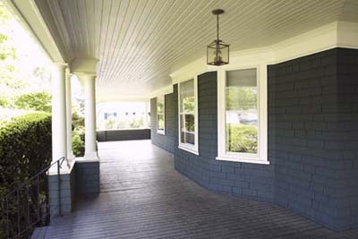 wide porch
