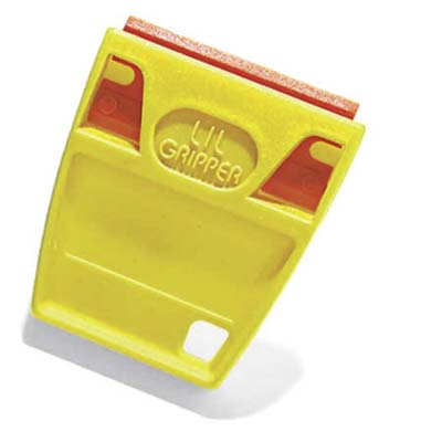 smooth plastic razor for removing sticker glue