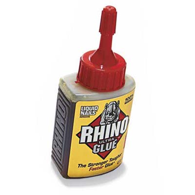 rhino glue bottle available from rockler woodworking and hardware 
