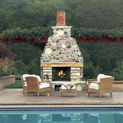 outdoor hearth