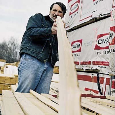 Norm Abram chooses lumber