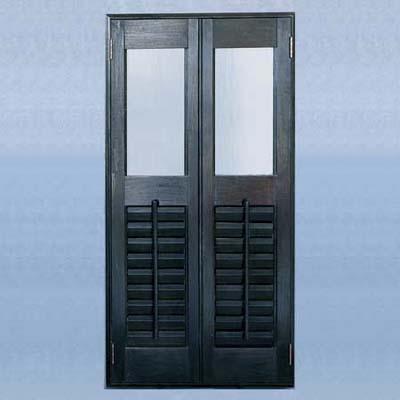half-glass shutter that gives light and air flow
