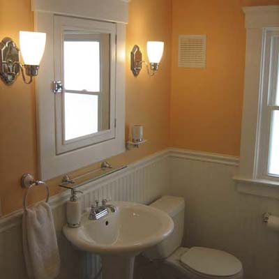 after shot of bath remodel