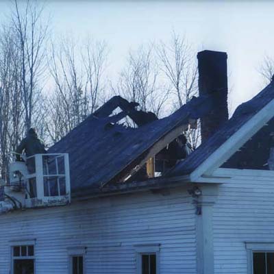 Vermont farmhouse before remodel
