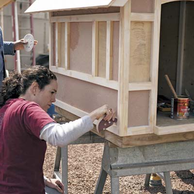 how to make a tudor doghouse