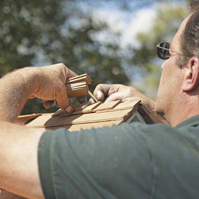 craftsman doghouse roofing details