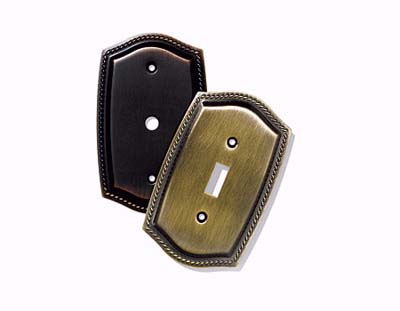 rope-motif wall plates 