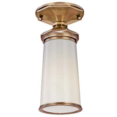 brass and opal glass shade exterior light