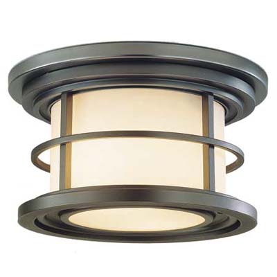 contemporary looking flush-mount exterior light