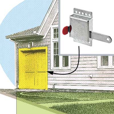 nine percent of break-ins happen through the garage
