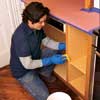 Kitchen Cabinet Prep the room