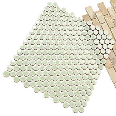 mesh-backed porcelain tile makes an easy-to-install backsplash