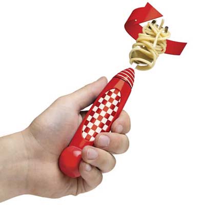 Self-Twirling Spaghetti Fork