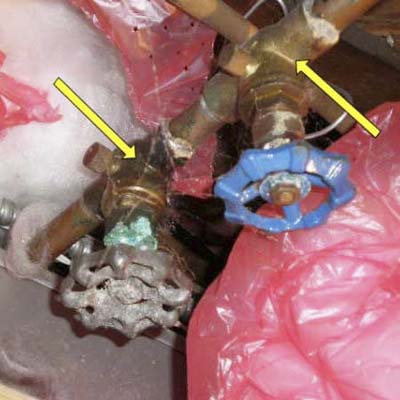 multiple shut-off valves on the same cold water pipe