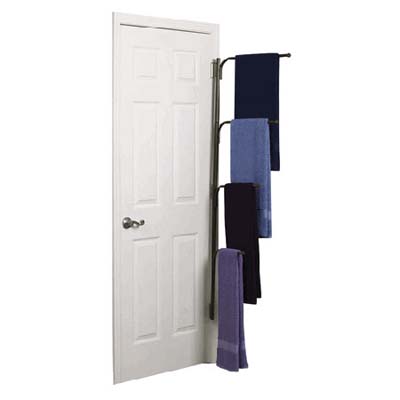 behind the door rack good for a guest bathroom