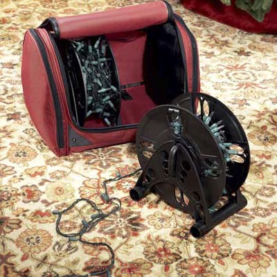spool and reel for xmas lights