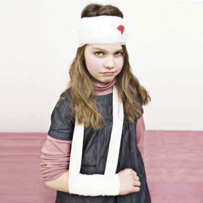 girl in cast
