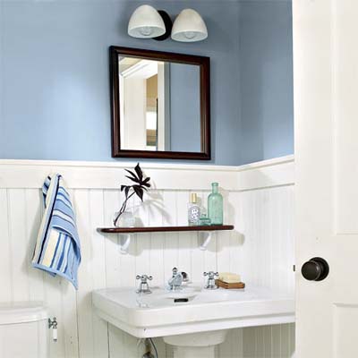 painted bathroom