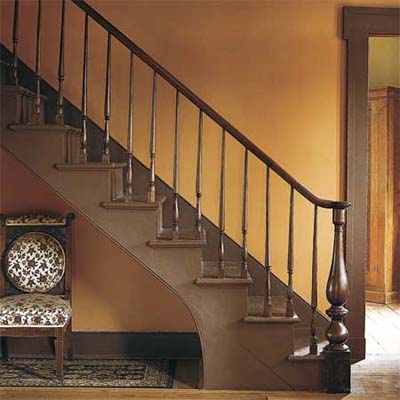 painted stairway
