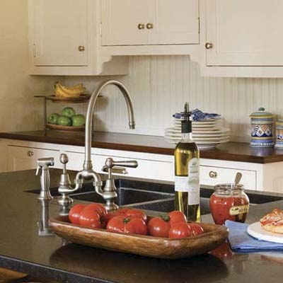 varying finishes for cabinetry hardware and faucet