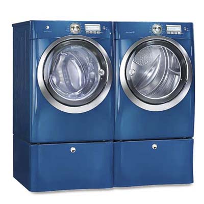 high-speed electrolux washer and dryer side by side