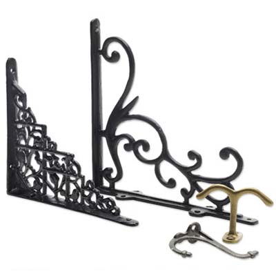 examples of affordable wall brackets hinges and hooks