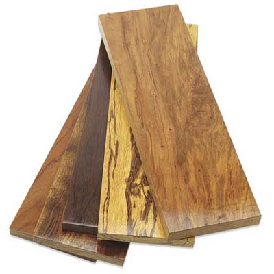 sample of responsibly harvested hardwoods from good wood