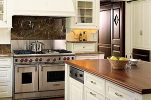 stylish kitchen island space