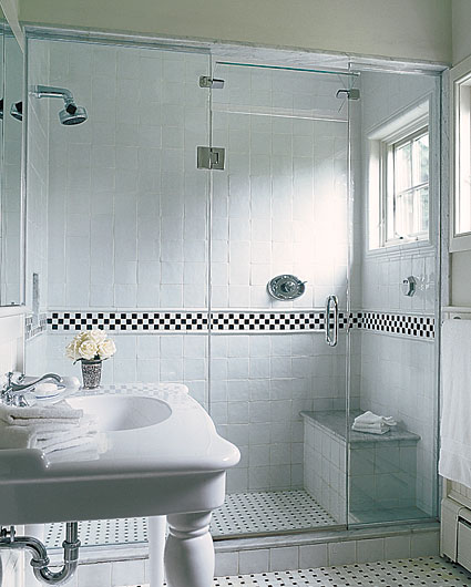 white tile