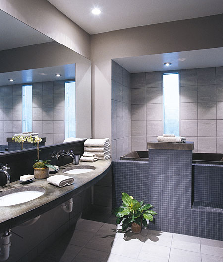 day spa style bathroom