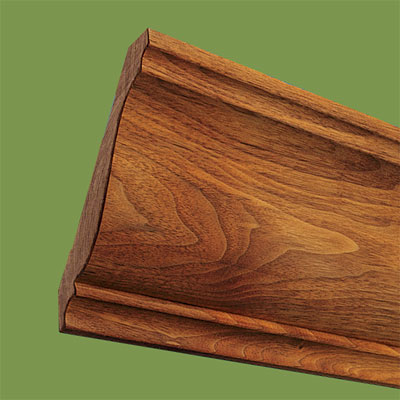 crown molding made of wood