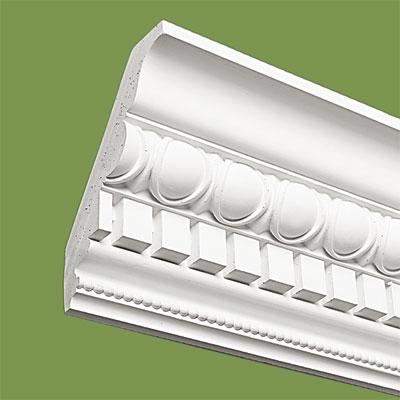 crown molding made of plaster